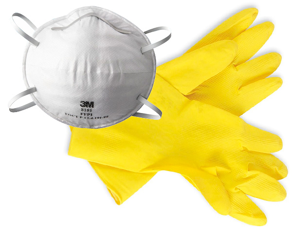 Lors du travail avec des insecticides, il est important d'utiliser des équipements de protection individuelle. Lors du travail avec des insecticides, il est important d'utiliser des équipements de protection individuelle.