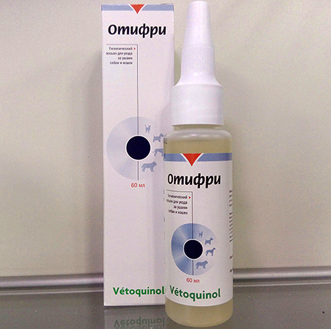 Lotion hygiénique Otifri pour l'entretien des oreilles des chiens et des chats Lotion hygiénique Otifri pour l'entretien des oreilles des chiens et des chats