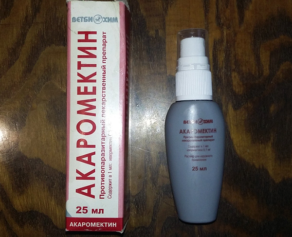 Spray Akaromectine